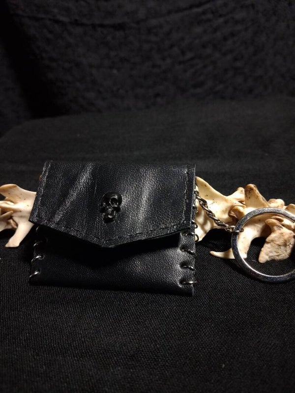 Skull Micro-Pouch Keychain