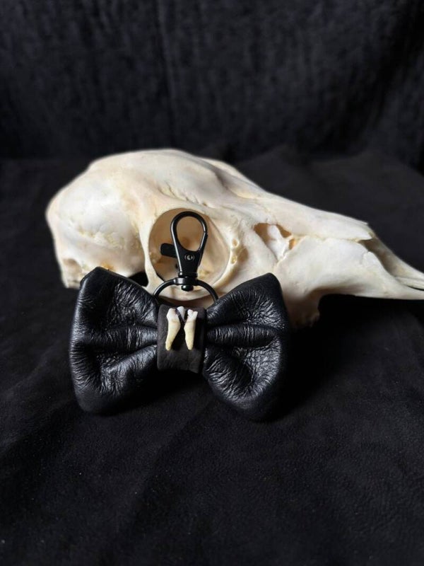 Tooth Bow Keychain