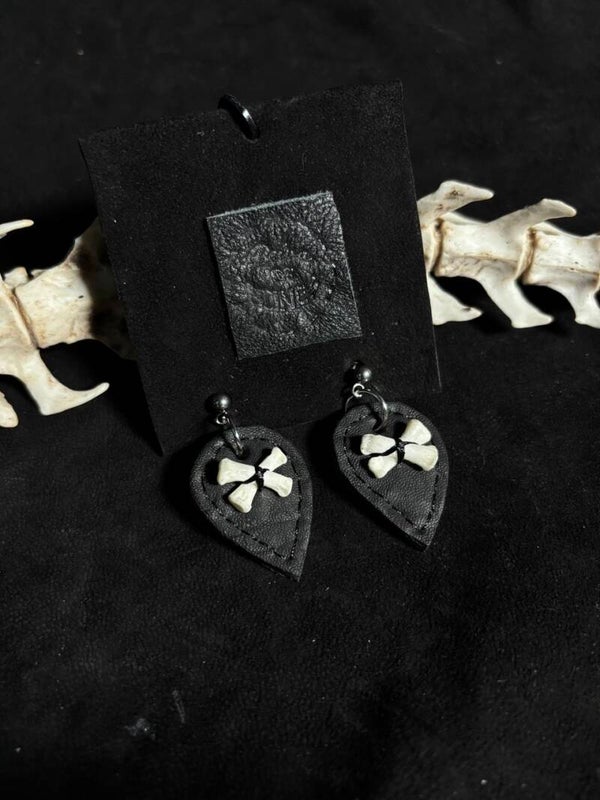 Tiny Crossbones Earrings