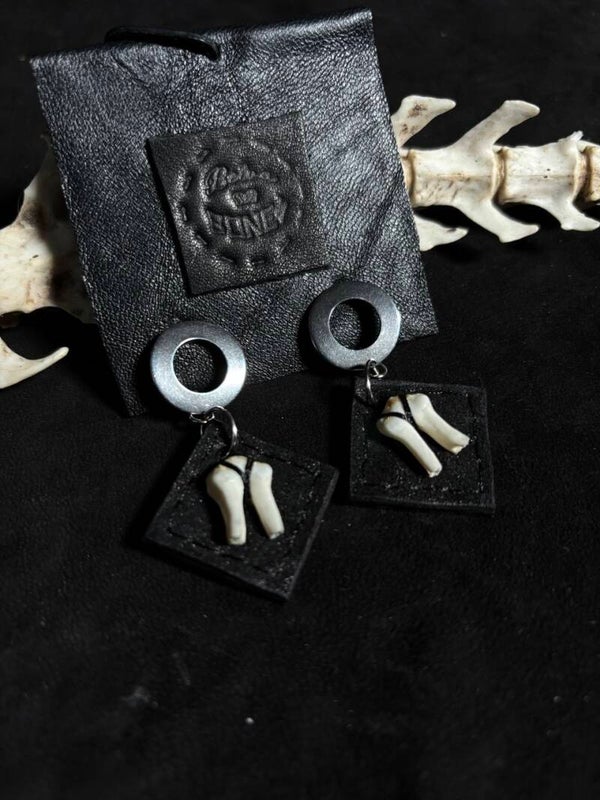 Square Tooth Earrings