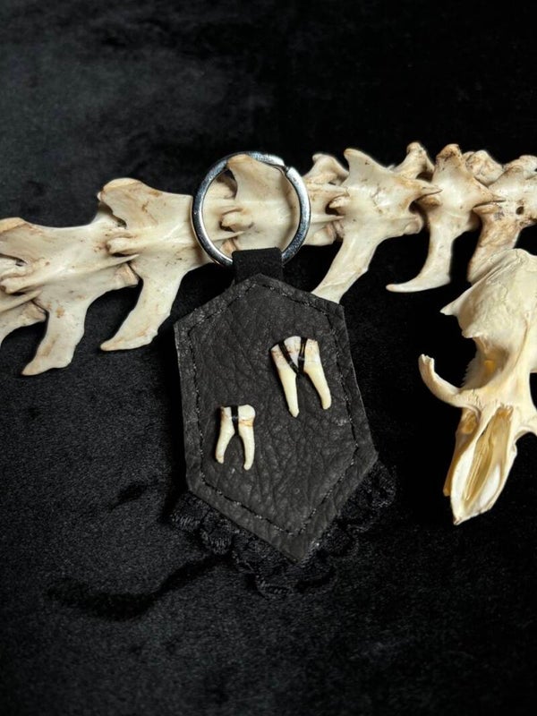 Double Tooth Keychain