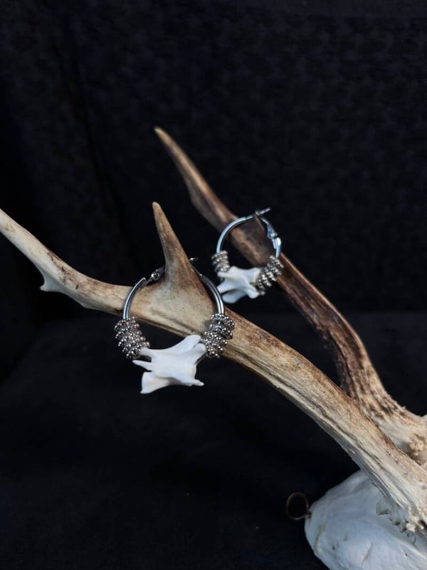 Bony Hoop Earrings
