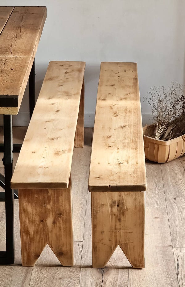 Les bancs de ferme vintage Augustin  et Charles
