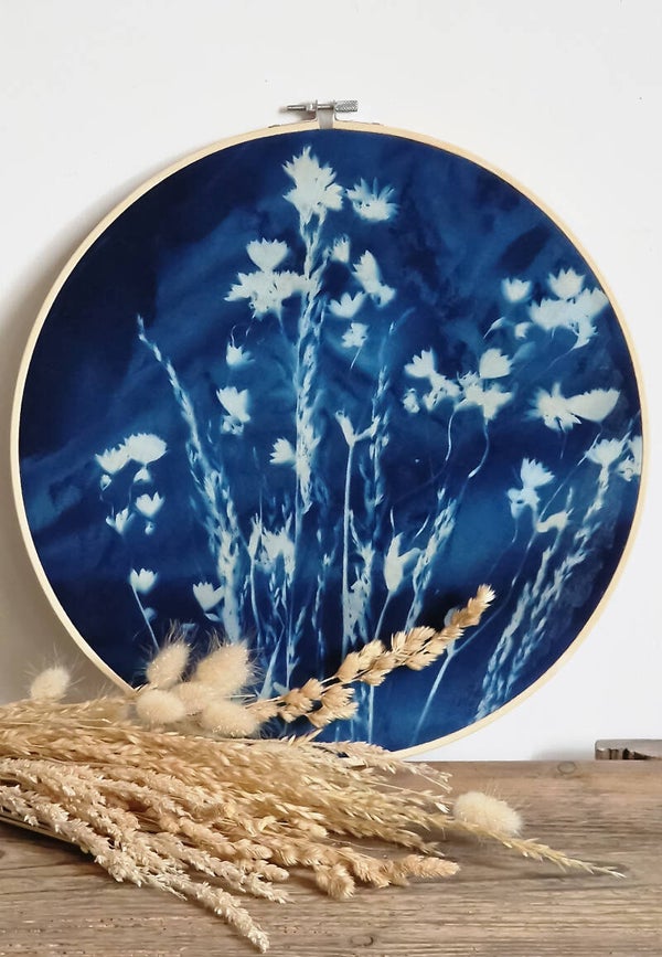 Oeuvre Botanique/ cyanotype campagne chic 4
