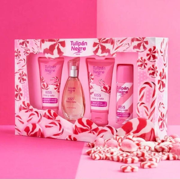 Tulipan negro Set Panna e Fragola