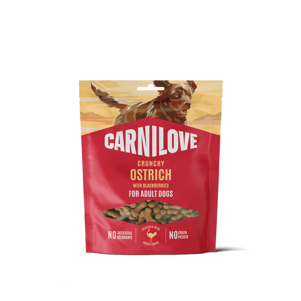 Carnilove Crunchy Snack Struisvogel & Bramen – 200 gram