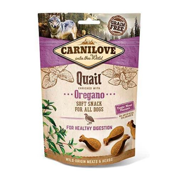 Carnilove Soft Snack Kwartel & Oregano – 200 gram