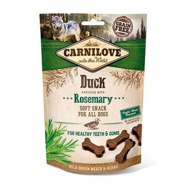 Carnilove Soft Snack Eend & Rozemarijn – 200 gram