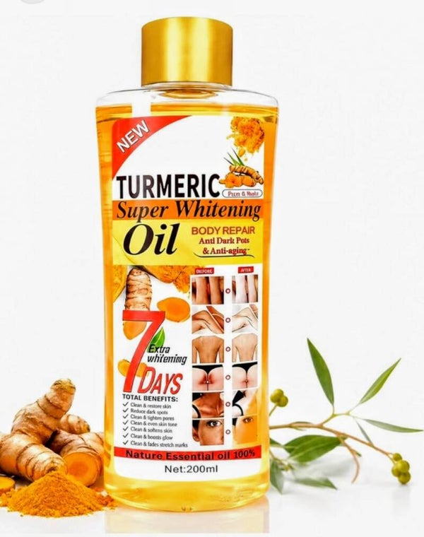 huile beauté curcuma