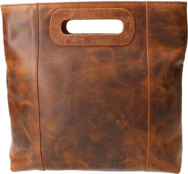 Leather Design Handtas / Schoudertas Hunter Bruin