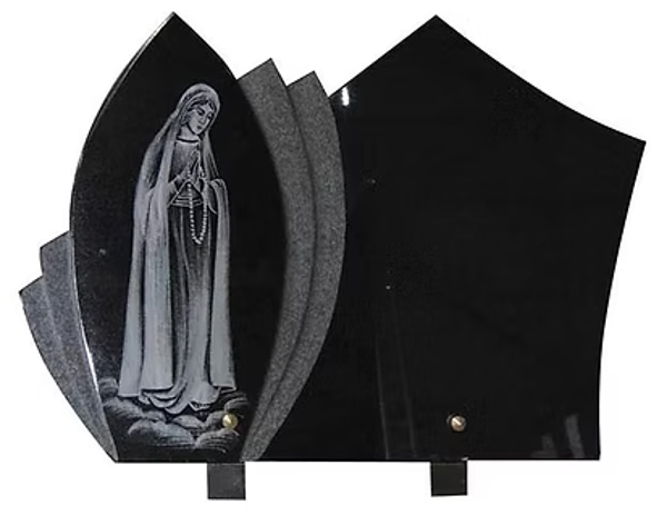 N°11 Plaque forme gravure Vierge Marie