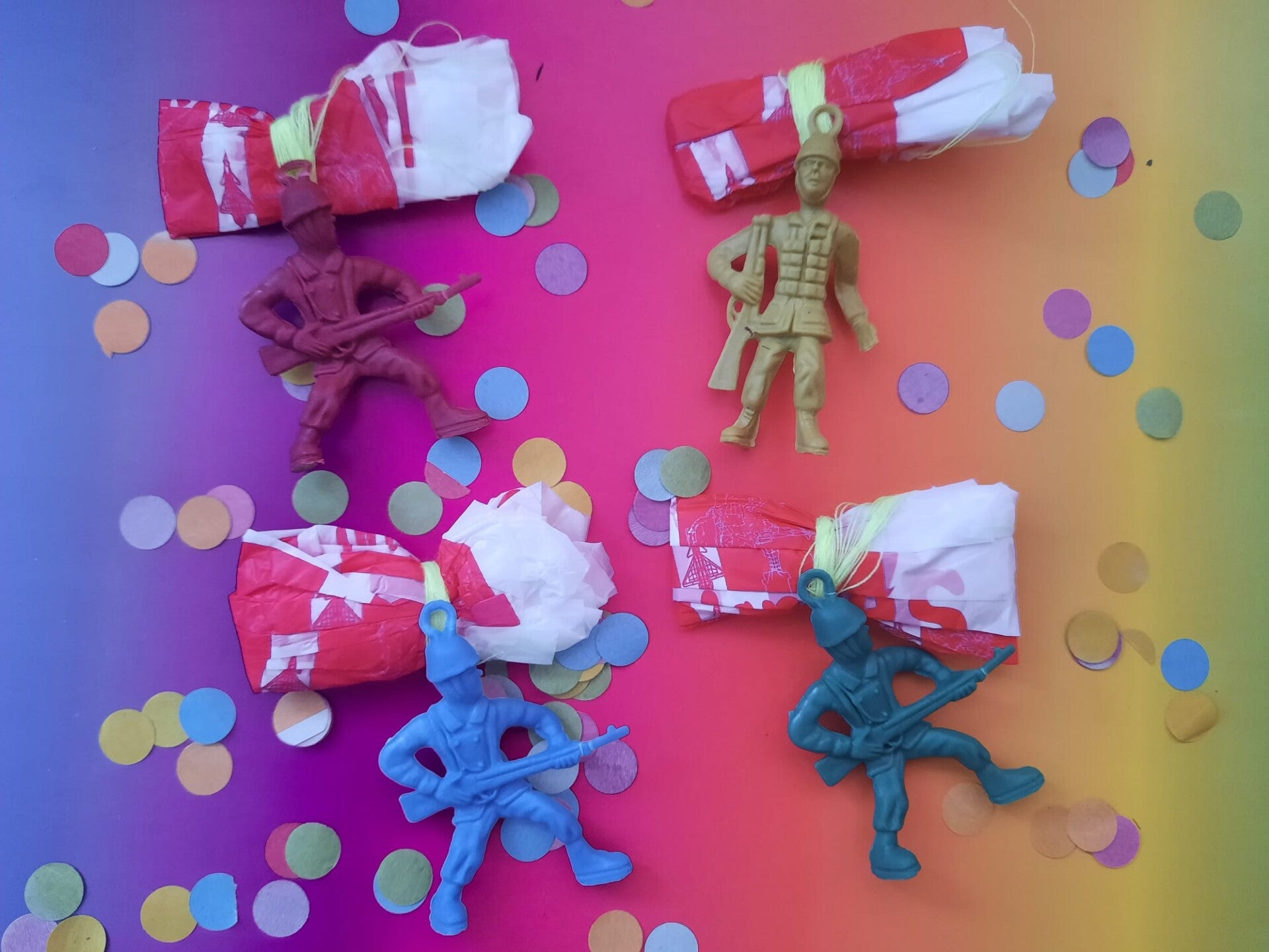 Parachutisten (4 stuks)