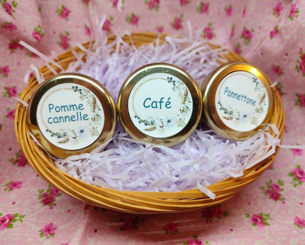 Panières de 3 pots de 40g à composer