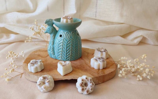 Brûleur paon turquoise