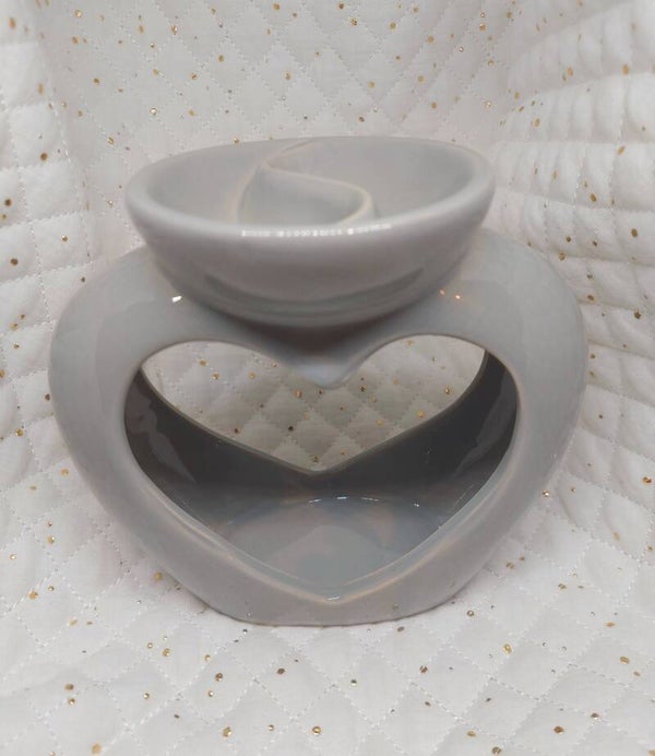 Grand brûleur Coeur gris