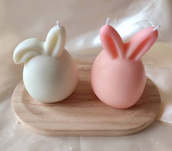 Lot 2 grandes bougies Chocolat et Brioche au beurre