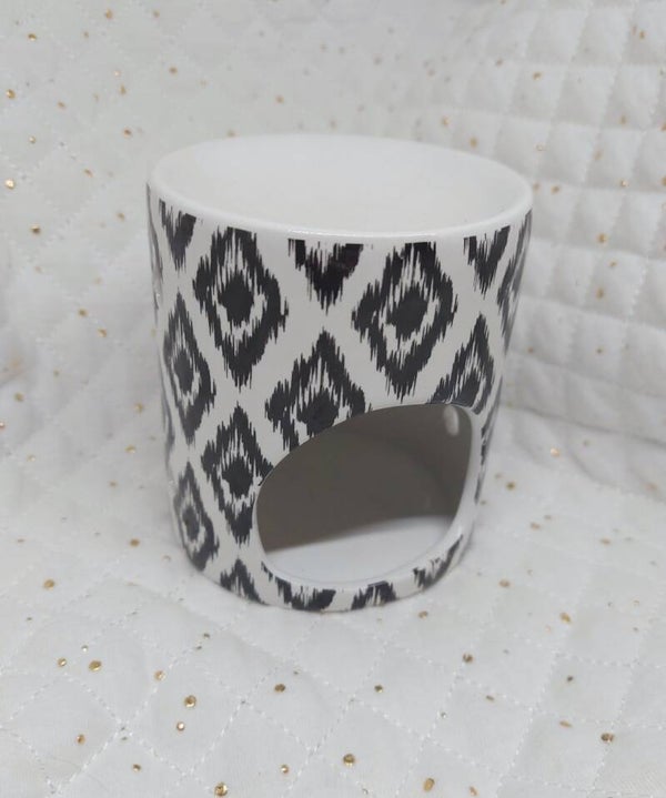 Brûleur ethnique noir et blanc + 3 fondants Molly