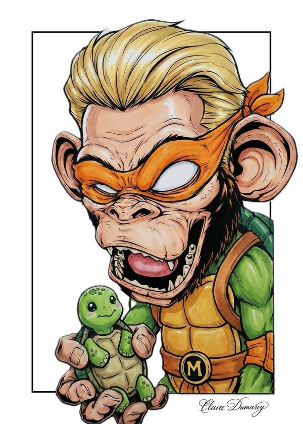 Michelangelo TMNT (Aap)