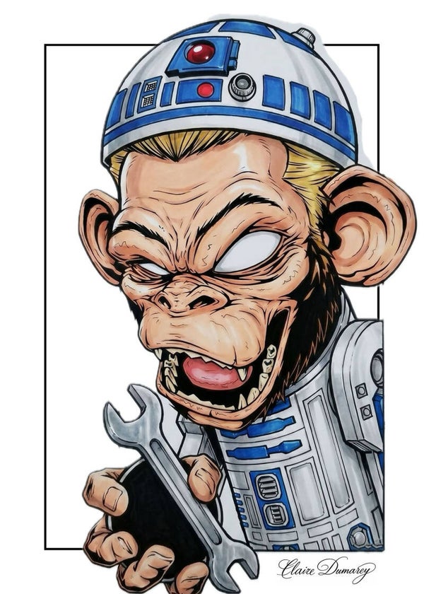 R2D2 Star Wars (Aap)