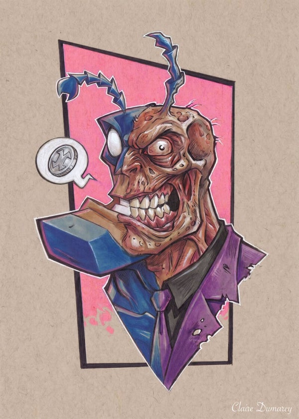 Two-Face Batman (Cartoon)