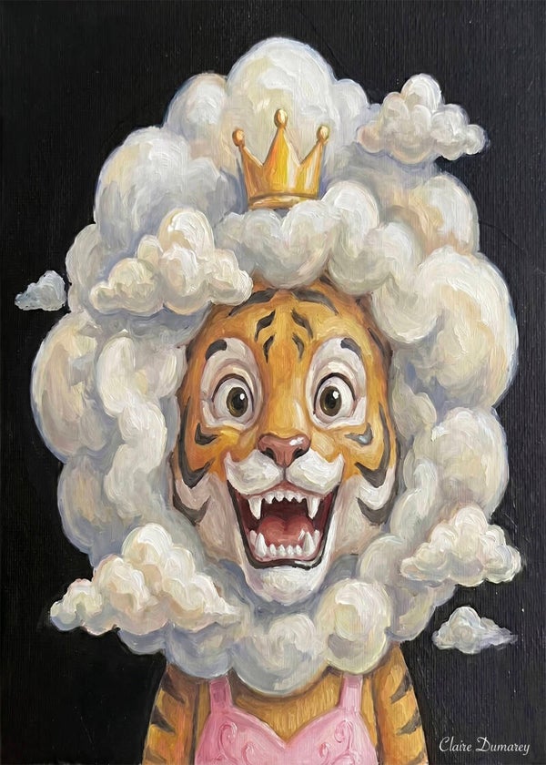 Tijger Ballerina (Wolken)