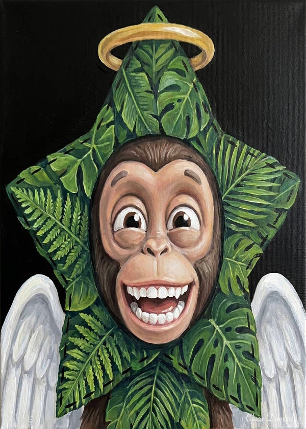 Chimpansee Engel (Regenwoud)