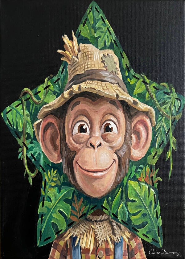 Chimpansee Vogelverschrikker (Regenwoud)
