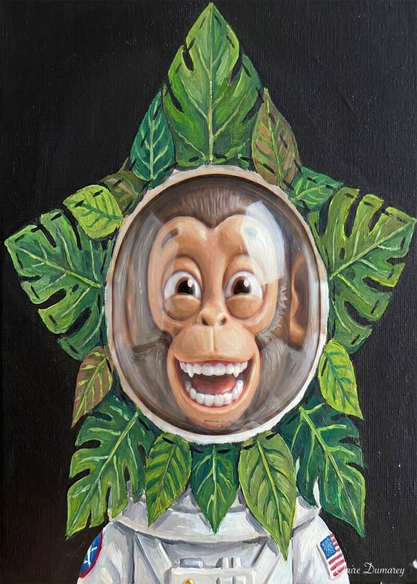 Chimpansee Astronaut (Regenwoud)