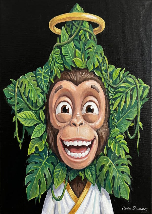 Chimpansee Engel (Regenwoud)