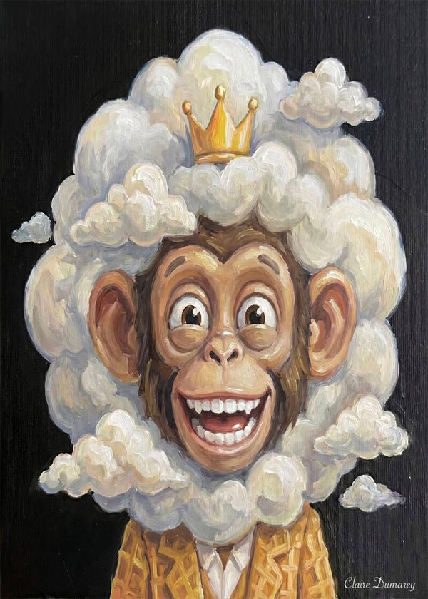 Chimpansee Wafel (Wolken)