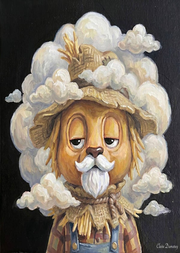 Leeuw Vogelverschrikker (Wolken)