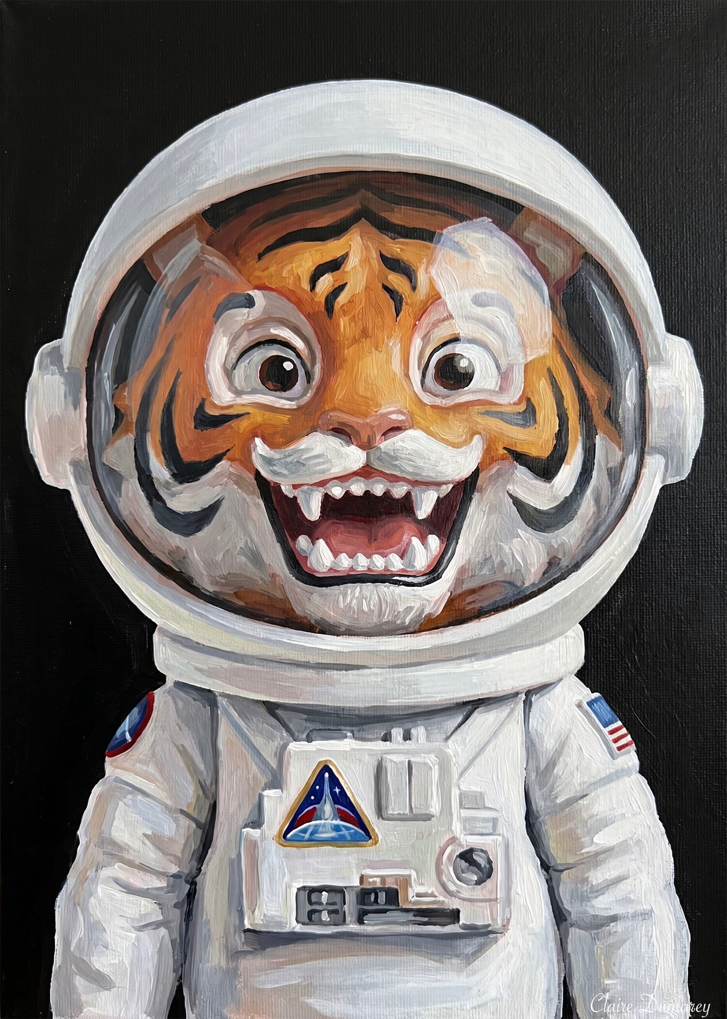 Tijger Astronaut