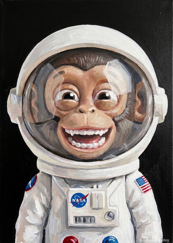 Chimpansee Astronaut