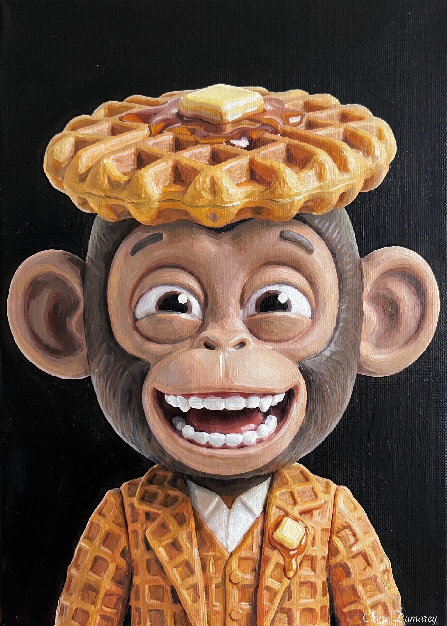 Chimpansee Wafel