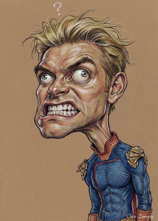 Homelander The Boys (Karikatuur)