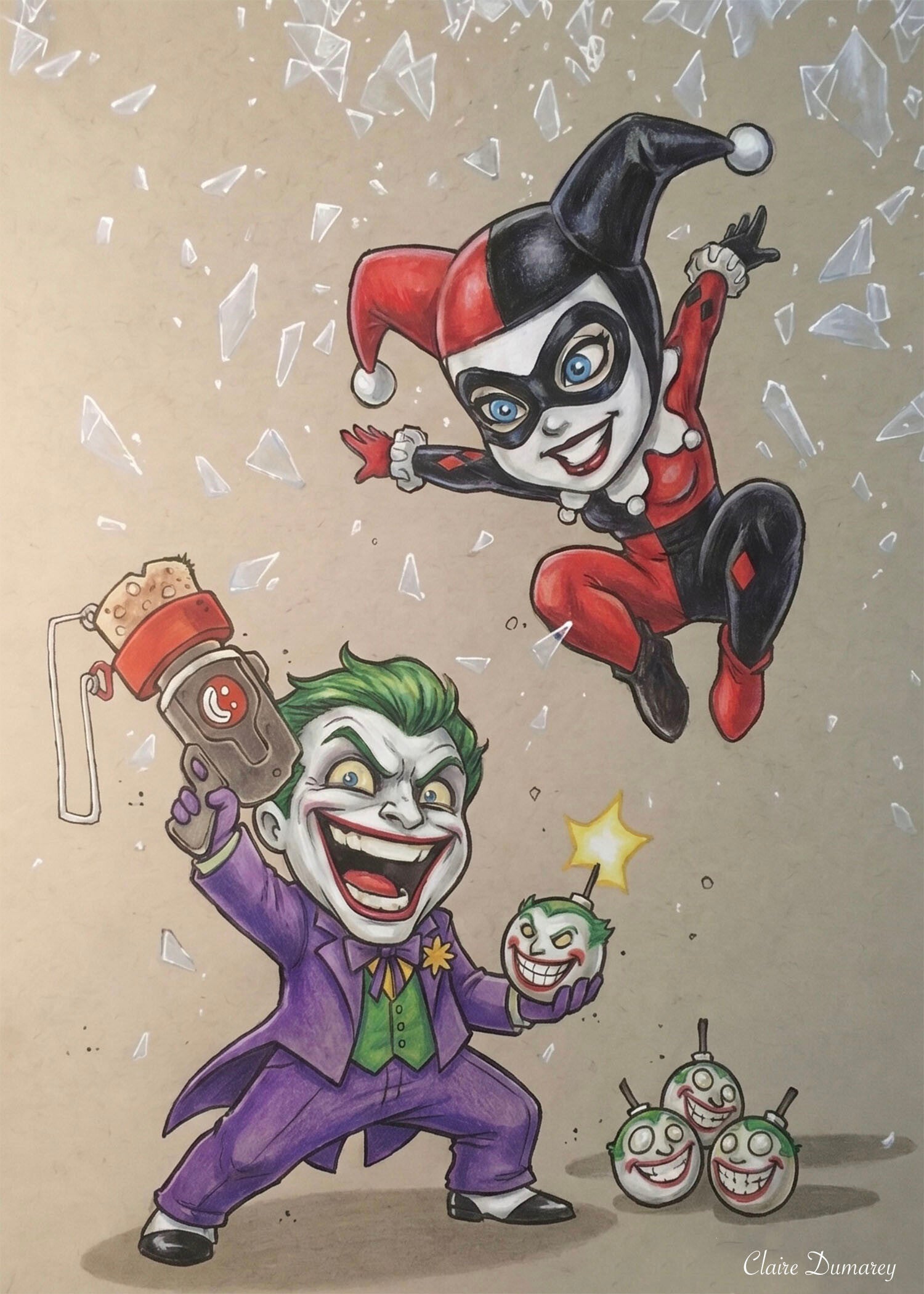 Batman en Harley Quinn (Schurken)