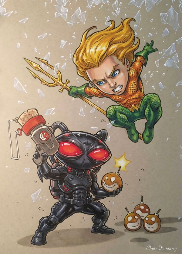 Aquaman en Black Manta (Schurken)