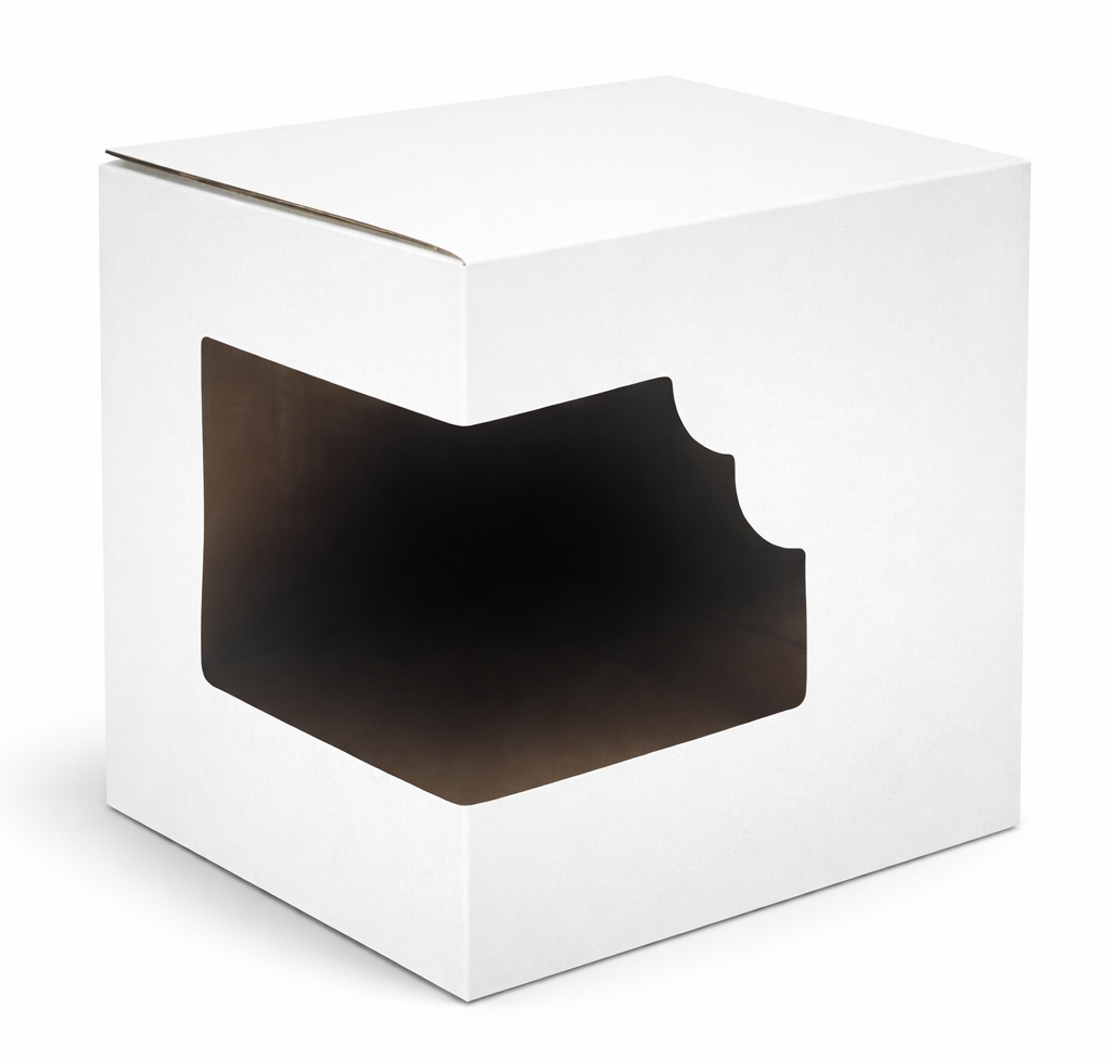 Kartonik do kubka z okienkiem - fala