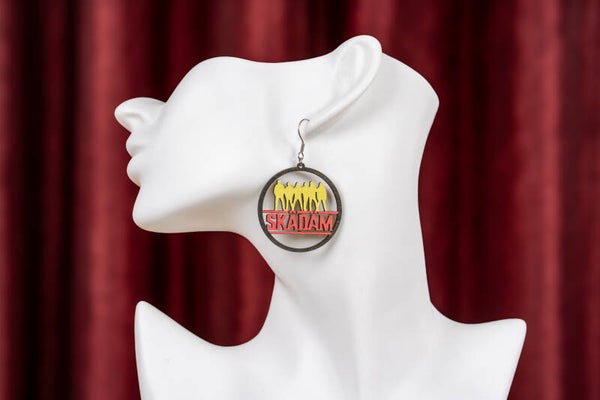 SKÄDÄM - koivuvanerikorvakorut