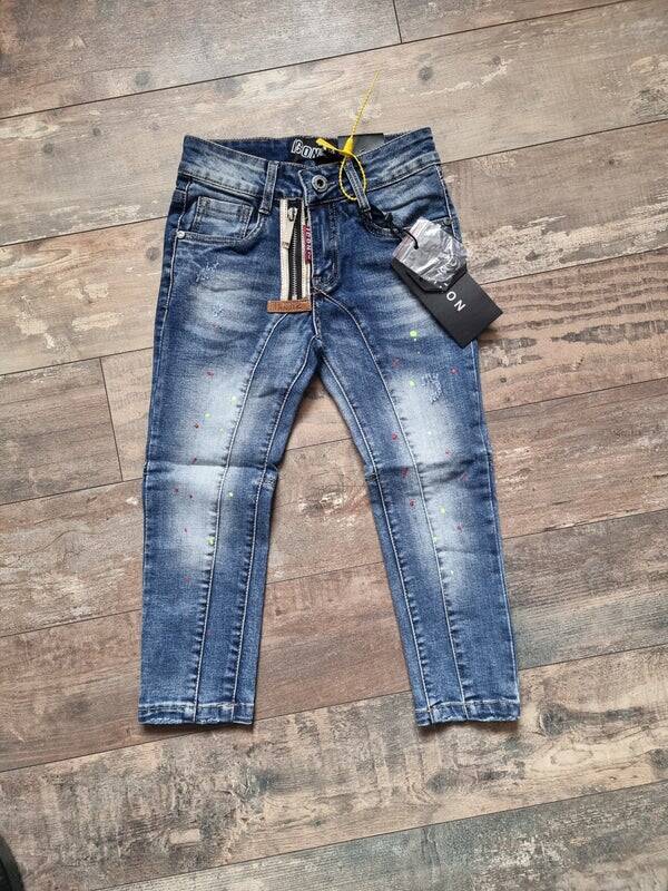 Spijkerbroek blauw YJ-120