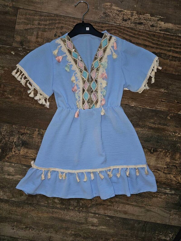 IbizaStyle  jurkje blauw