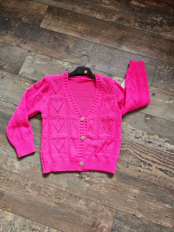 Kort vest fuchsia
