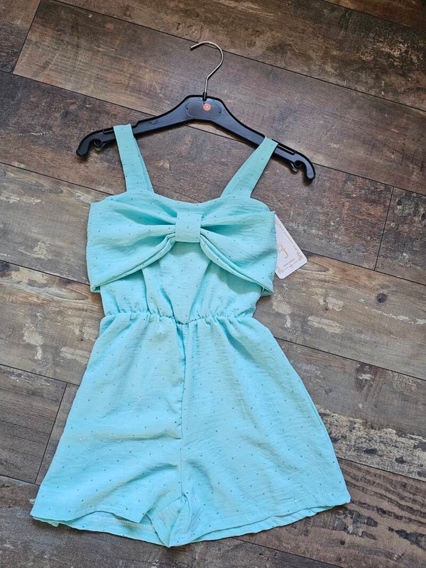 Jumpsuit met strik mint