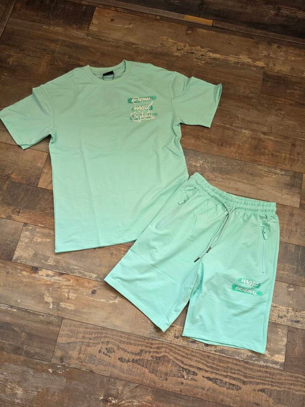 Heren set beer mint