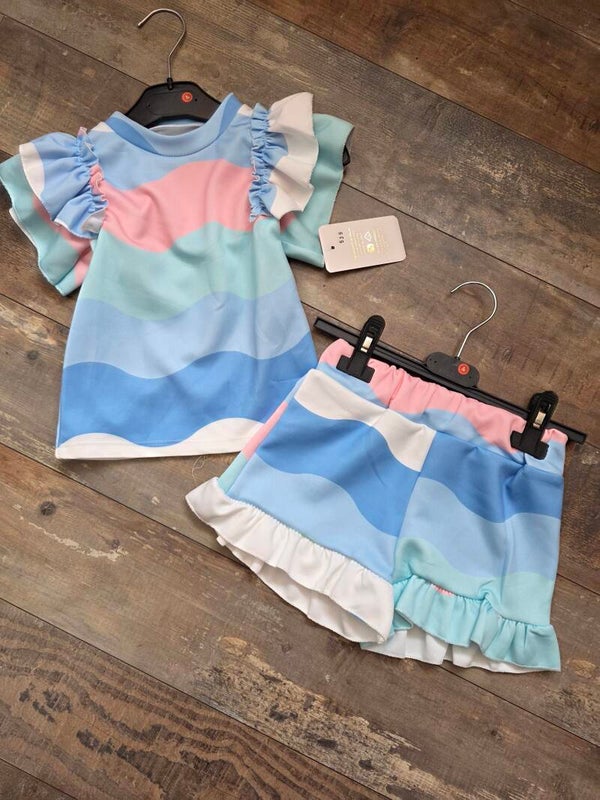 Set golven blauw