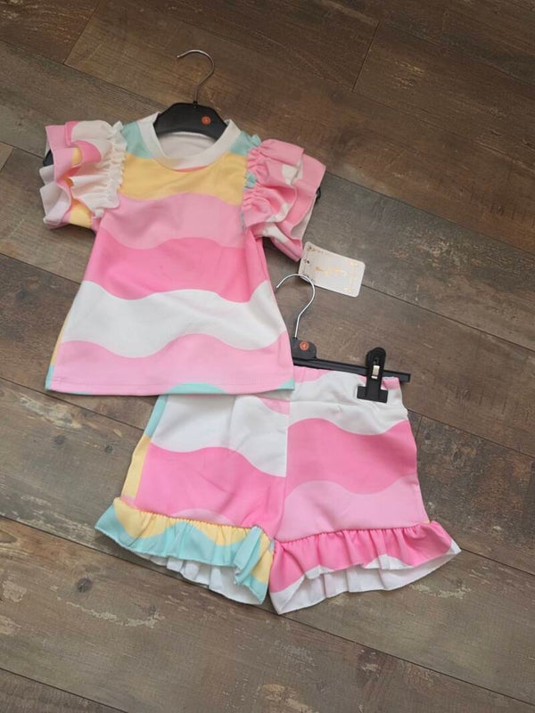 Set golven roze