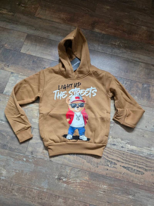 Hoodie beer camel