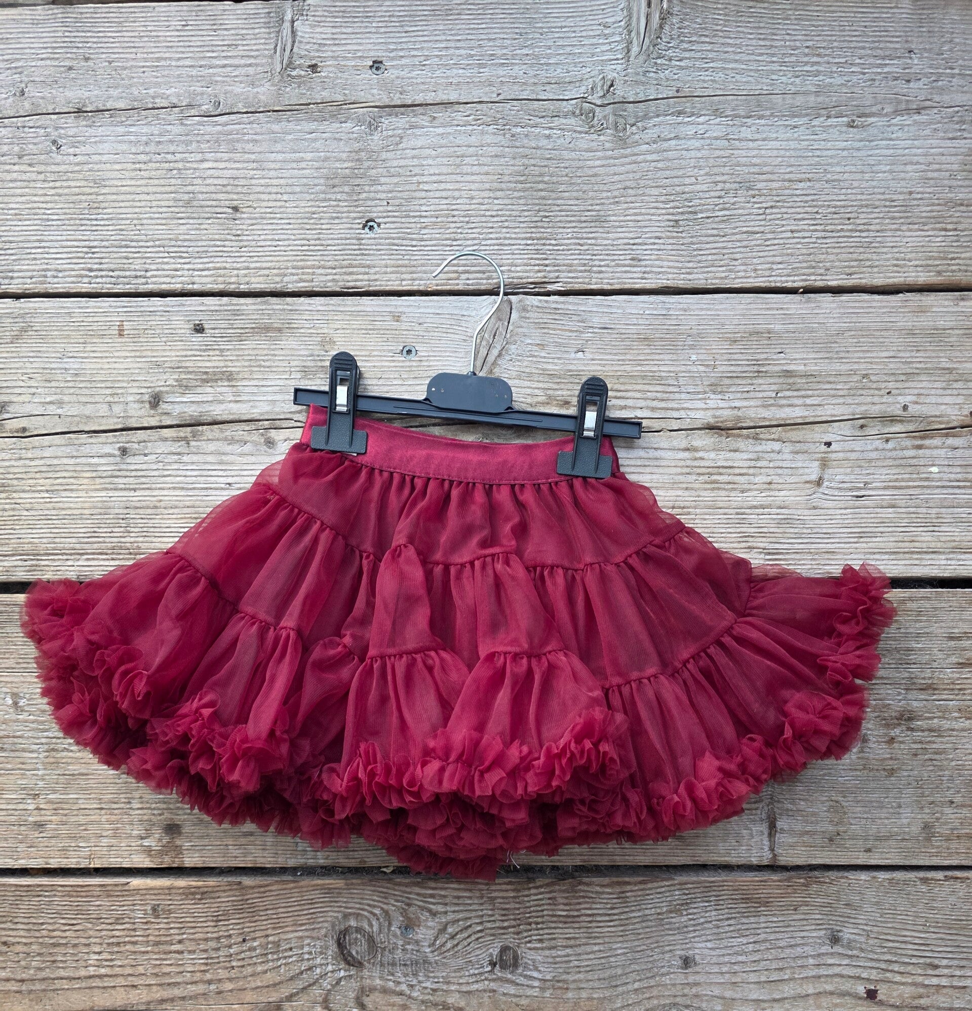 Tulle rok Bordeaux