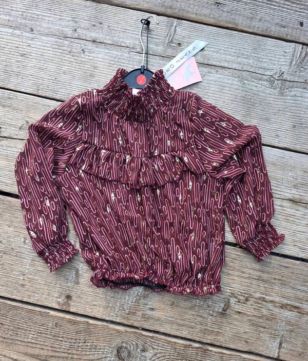 Top bordeaux /goud