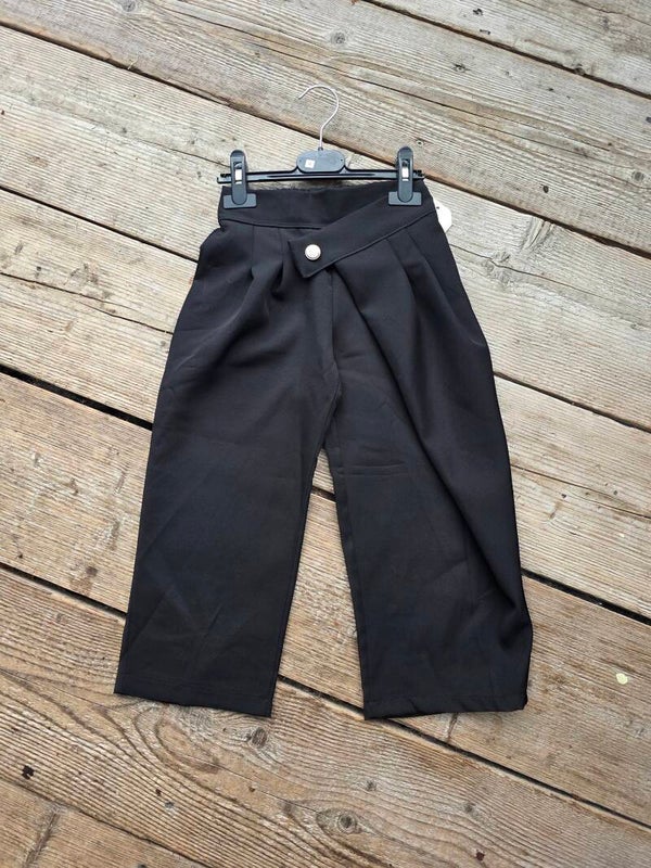 Pantalon  enkele overslag  zwart